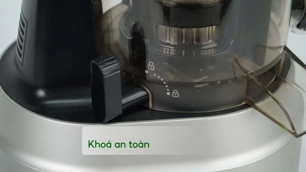 Máy Ép Chậm Tefal ZC420E38 0.8L Trắng Khoá an toàn