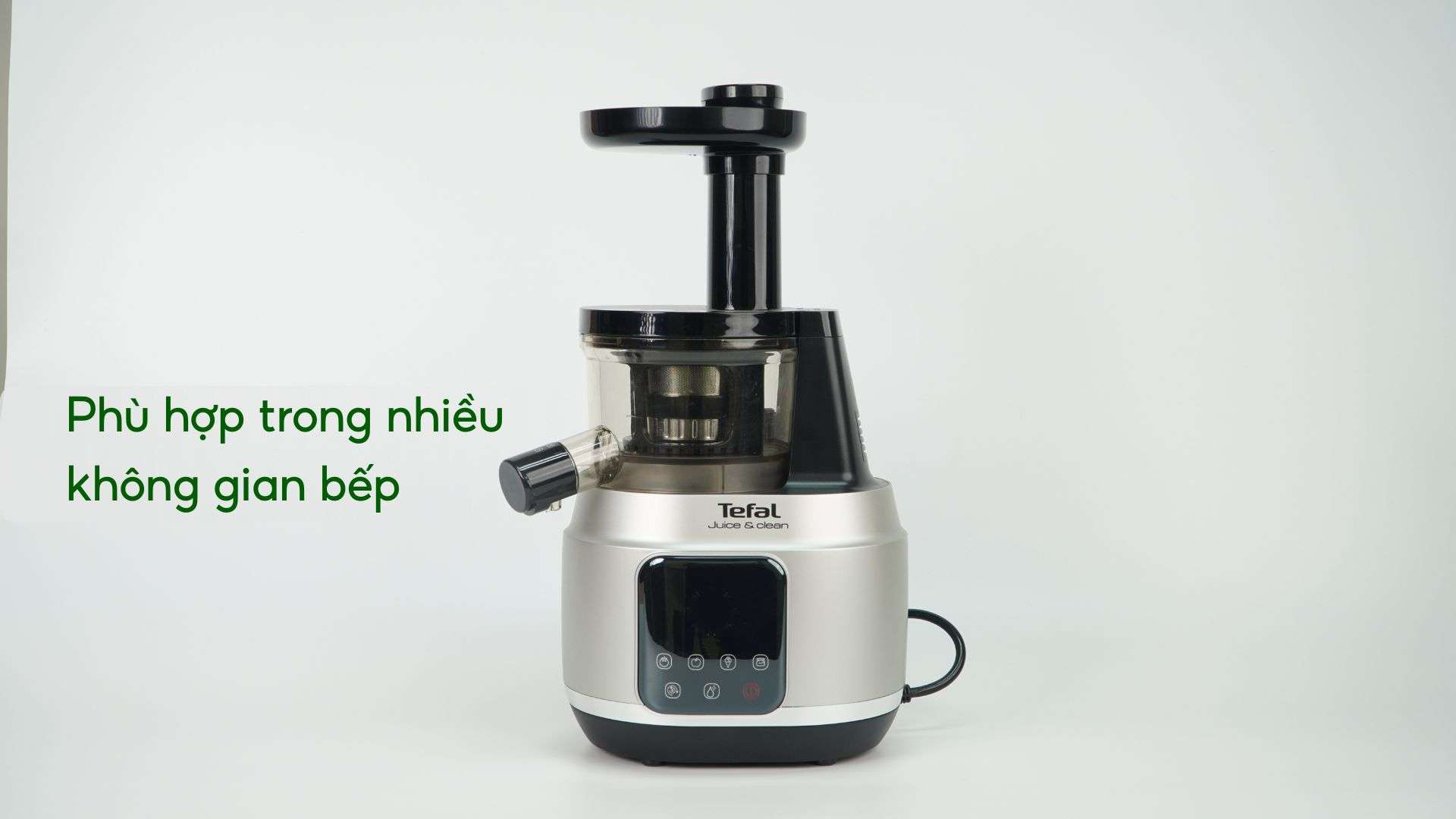 Máy Ép Chậm Tefal ZC420E38 0.8L Trắng Phù hợp trong nhiều không gian bếp