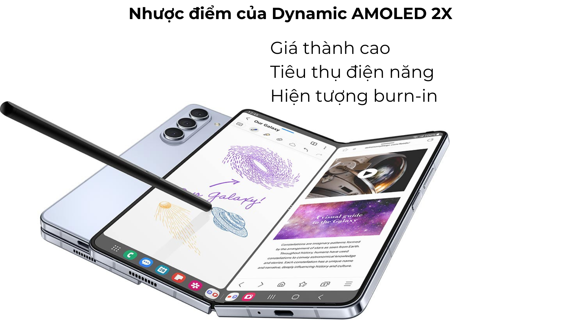 Nhược điểm của Dynamic AMOLED 2X