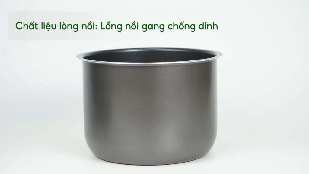 Nồi Áp Suất Điện Đa Năng Tefal Home Chef CY601868 Chất liệu lòng nồi_ Lồng nồi gang chống dính