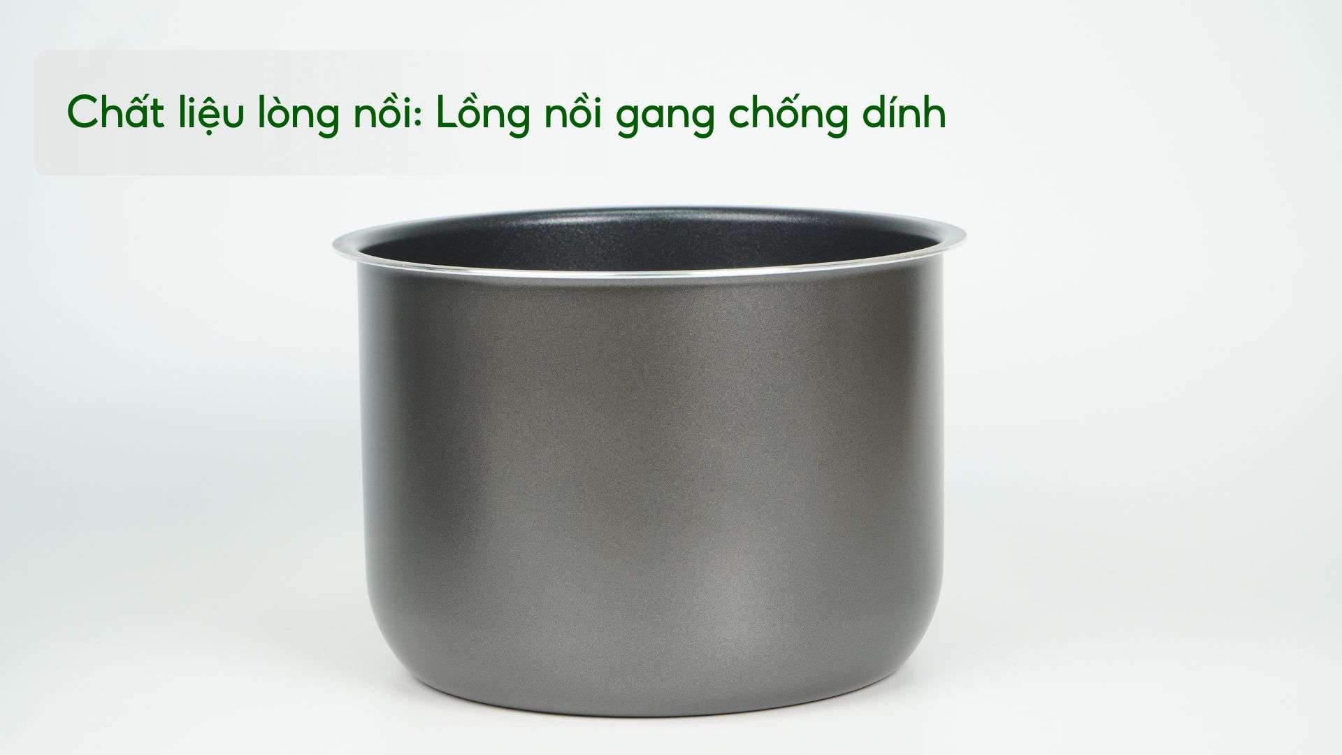 Nồi Áp Suất Điện Đa Năng Tefal Home Chef CY601868 Chất liệu lòng nồi_ Lồng nồi gang chống dính