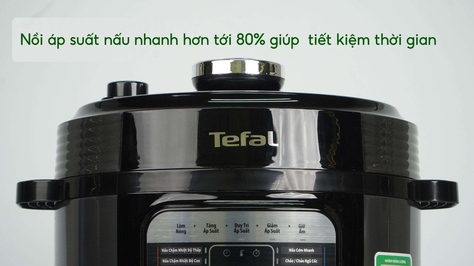 Nồi Áp Suất Điện Đa Năng Tefal Home Chef CY601868 Nồi áp suất nấu nhanh hơn tới 80% giúp tiết kiệm thời gian