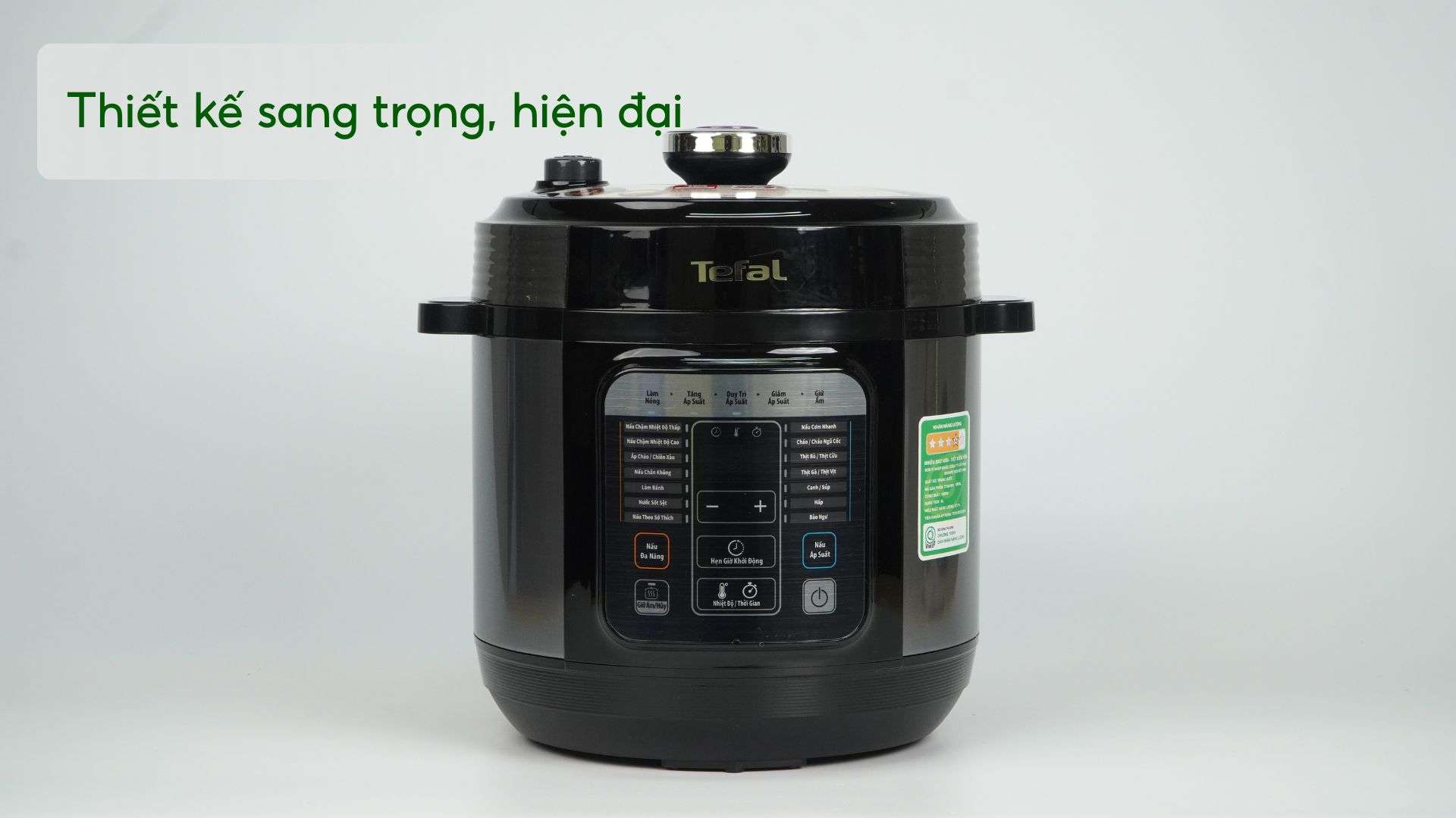 Nồi Áp Suất Điện Đa Năng Tefal Home Chef CY601868 Thiết kế sang trọng, hiện đại
