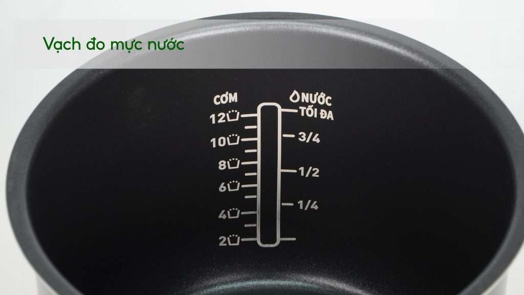 Nồi Áp Suất Điện Đa Năng Tefal Home Chef CY601868 Vạch đo mực nước