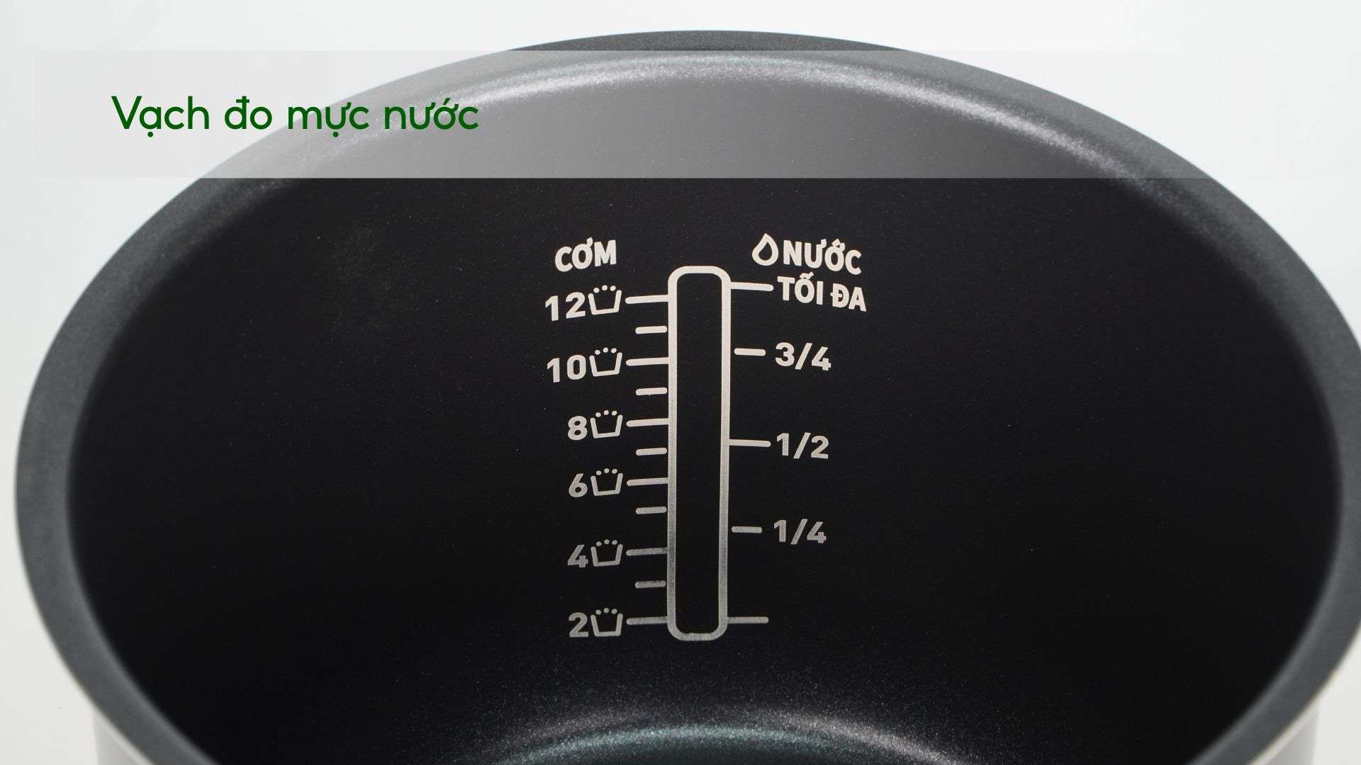 Nồi Áp Suất Điện Đa Năng Tefal Home Chef CY601868 Vạch đo mực nước