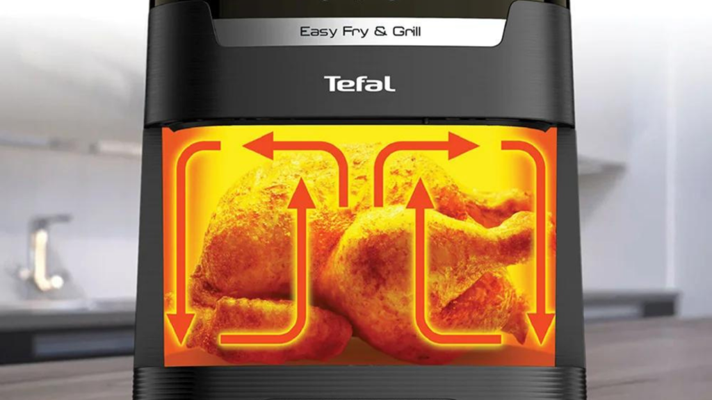 Nồi Chiên Không Dầu 2in1 Tefal 4.2L (EY505815) món ăn chín đều, thơm ngon