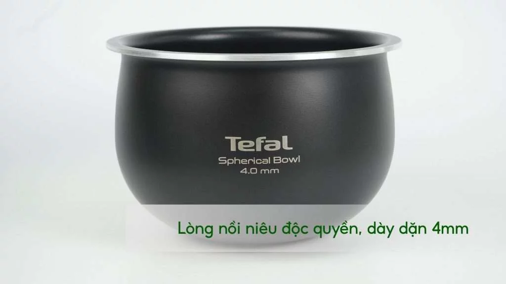 Nồi Cơm Điện Tử Tefal Easyrice Max RK737868 1.8L Lòng nồi niêu độc quyền, dày dặn 4mm