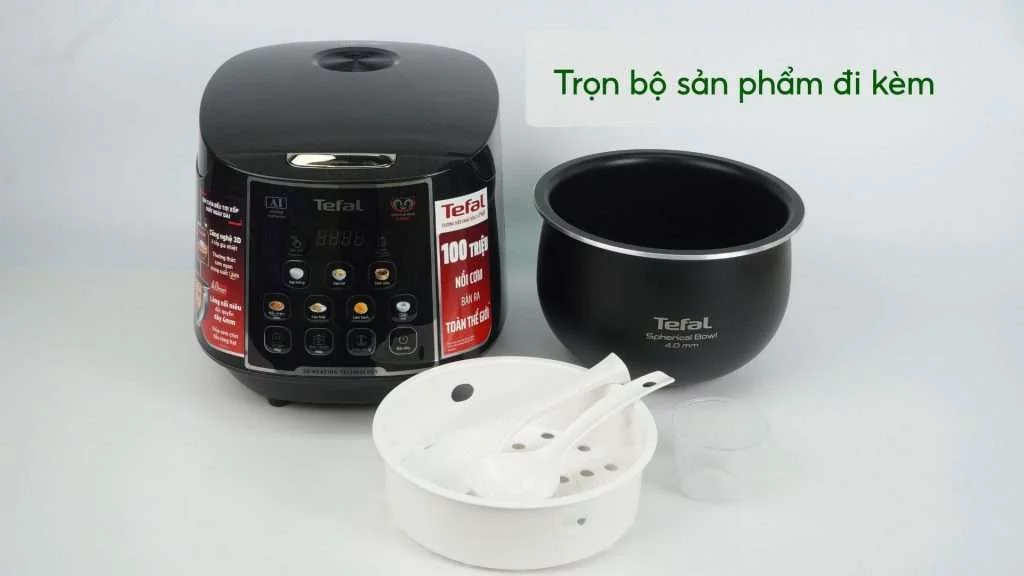 Nồi Cơm Điện Tử Tefal Easyrice Max RK737868 1.8L Trọn bộ sản phẩm đi kèm Trọn bộ sản phẩm đi kèm