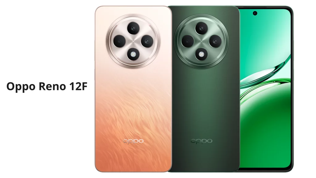Oppo Reno 12F thiết kế sáng trọng 2 màu xanh và cam