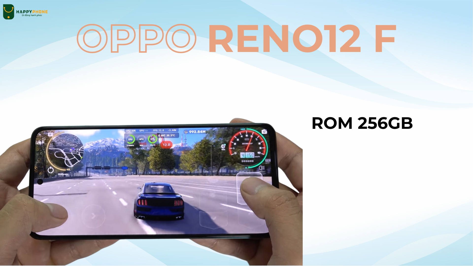 Oppo Reno12 F Dung lượng ROM 256GB