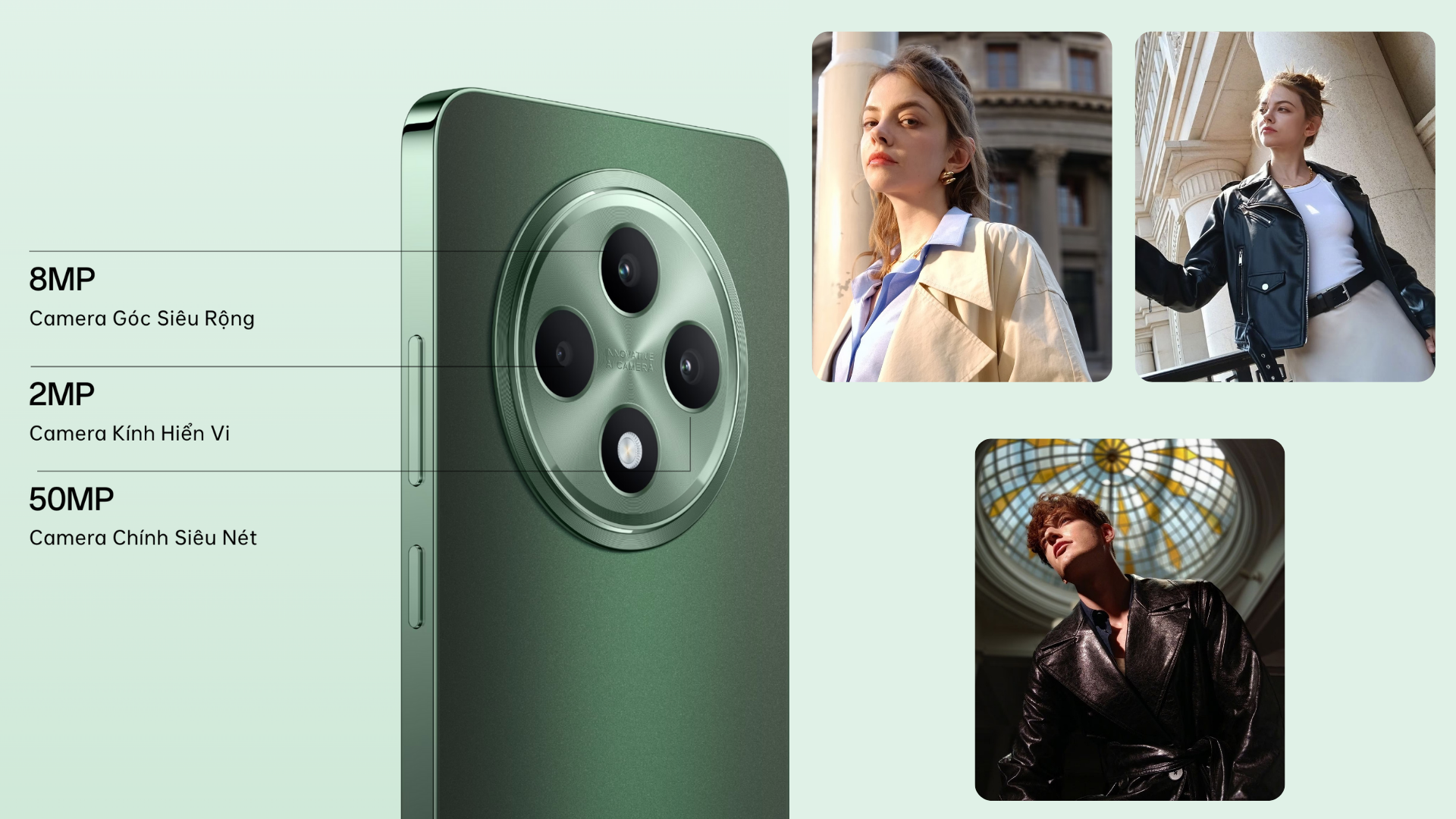 Oppo Reno12 F Hệ thống Camera sau cực đỉnh