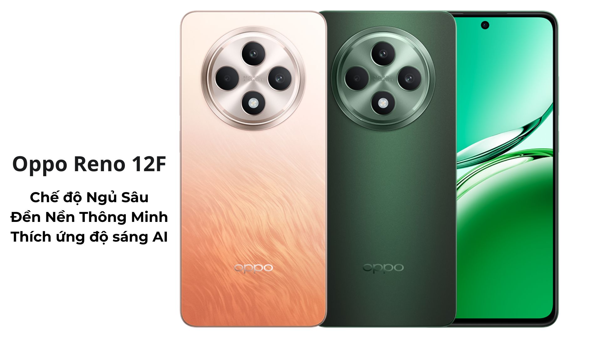 Oppo Reno12 F Nhiều chế độ thông minh