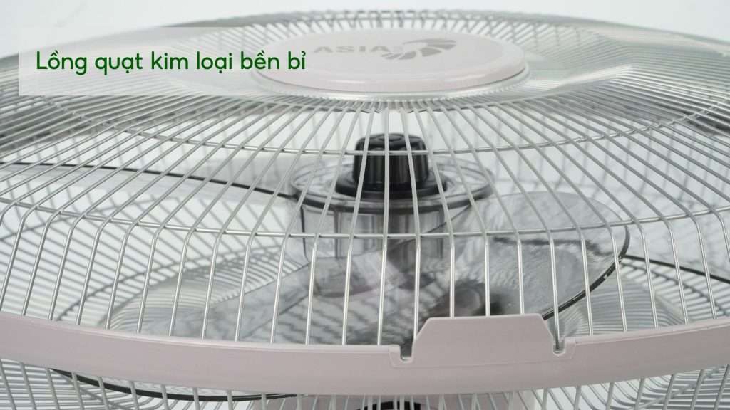 Quạt Treo Tường Asiavina VY357792 55W Xám Lồng quạt kim loại bền bỉ