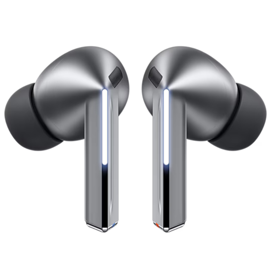 Tai nghe Bluetooth Samsung Galaxy Buds3 Pro màu đen mặt sau chiếu sang đèn