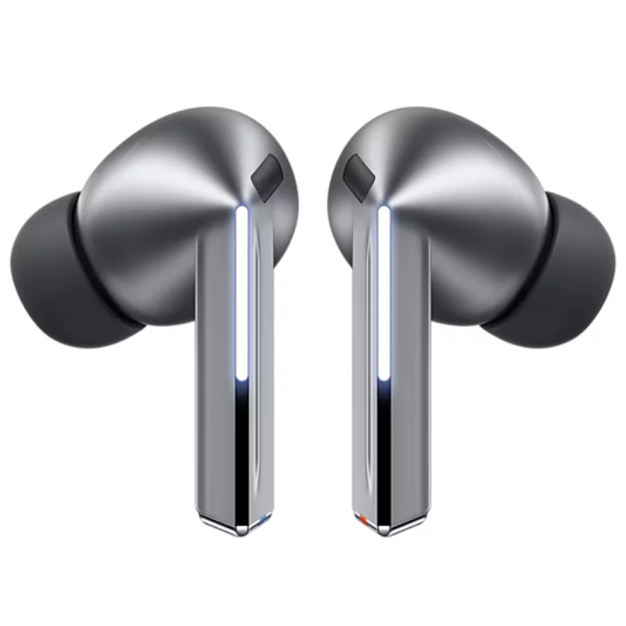 Tai nghe Bluetooth Samsung Galaxy Buds3 Pro màu đen mặt sau chiếu sang đèn