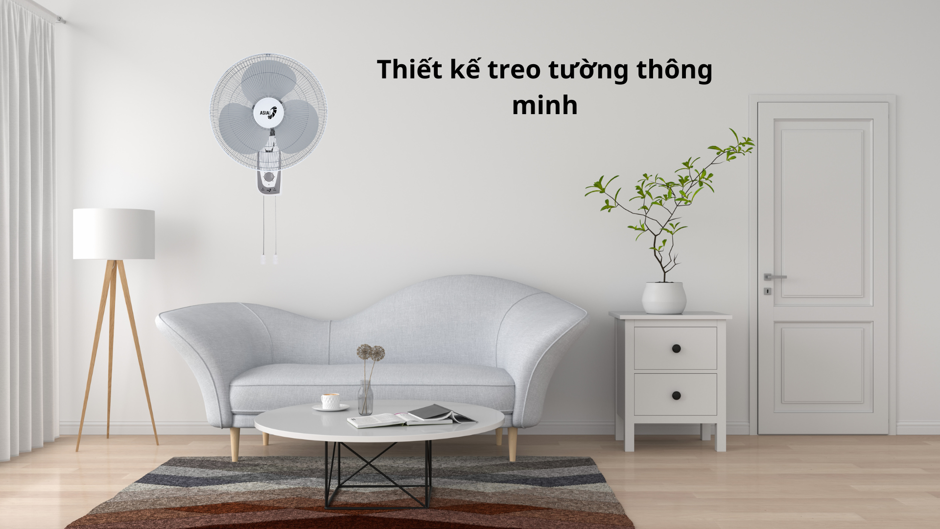 Quạt treo tường Asia Vina 55W VY357792