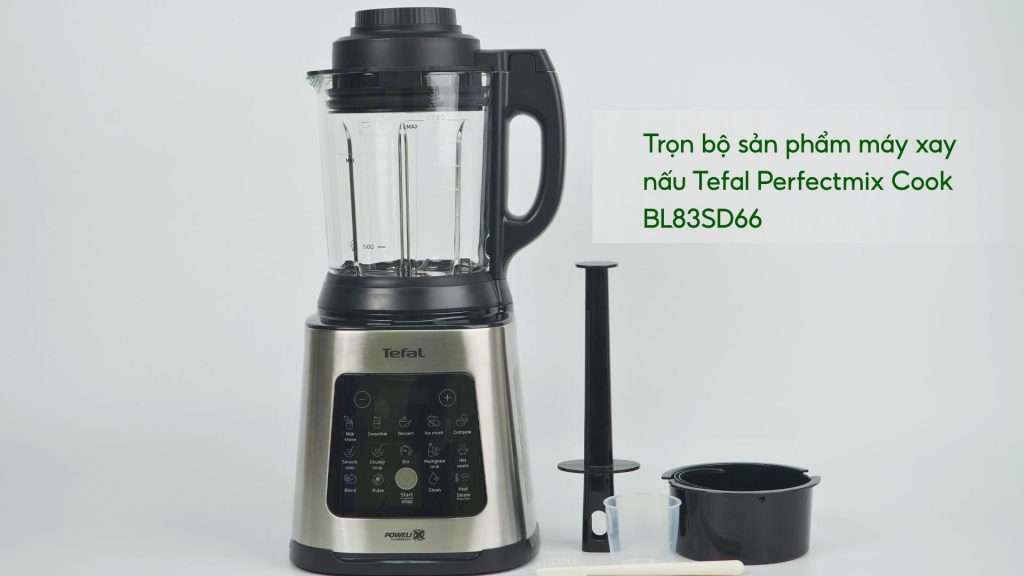 Trọn bộ sản phẩm máy xay nấu Tefal Perfectmix Cook BL83SD66