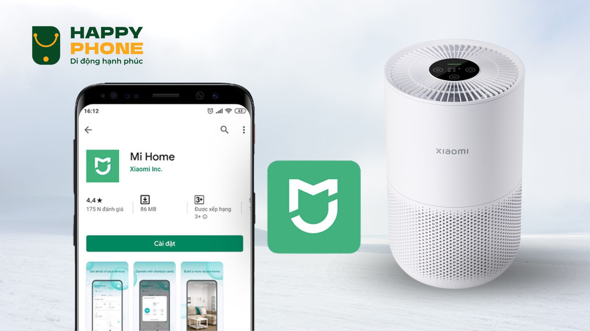 Cách kết nối và điều khiển máy lọc không khí Xiaomi Smart Air Purifier 4 Compact