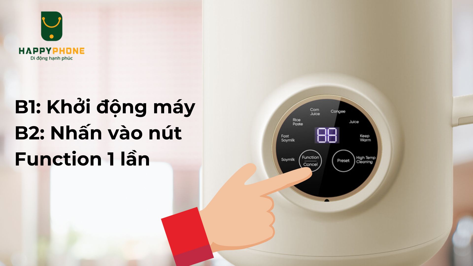 Cách làm sữa ngô bí đỏ bằng máy làm sữa hạt