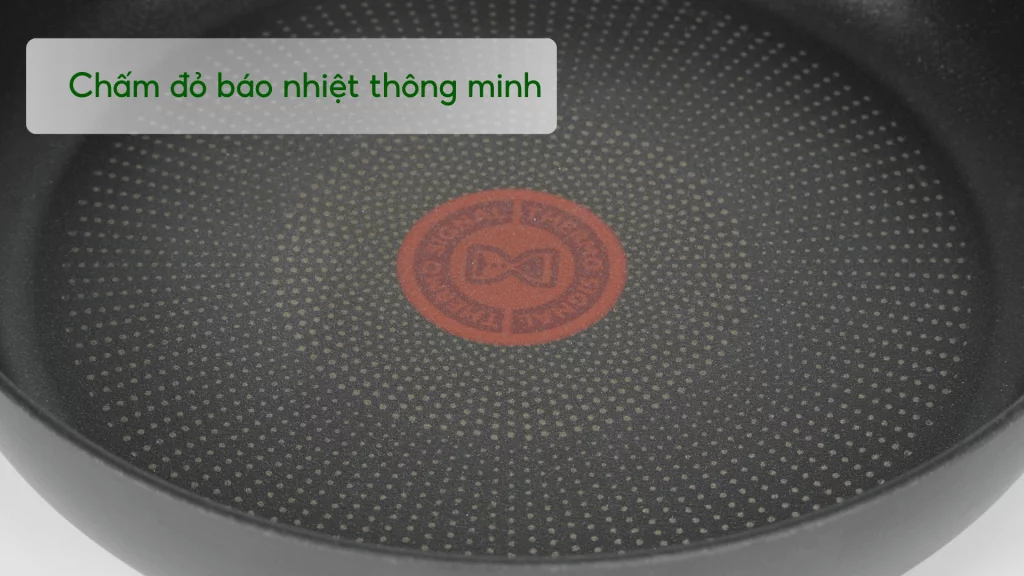Chảo Chiên Tefal Ultimate 28Cm G2680622 Chấm đỏ báo nhiệt thông minh