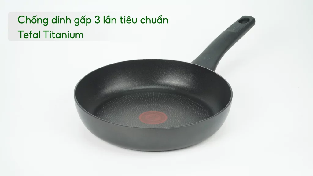 Chảo Chiên Tefal Ultimate 28Cm G2680622 Chống dính gấp 3 lần tiêu chuẩn Tefal Titanium