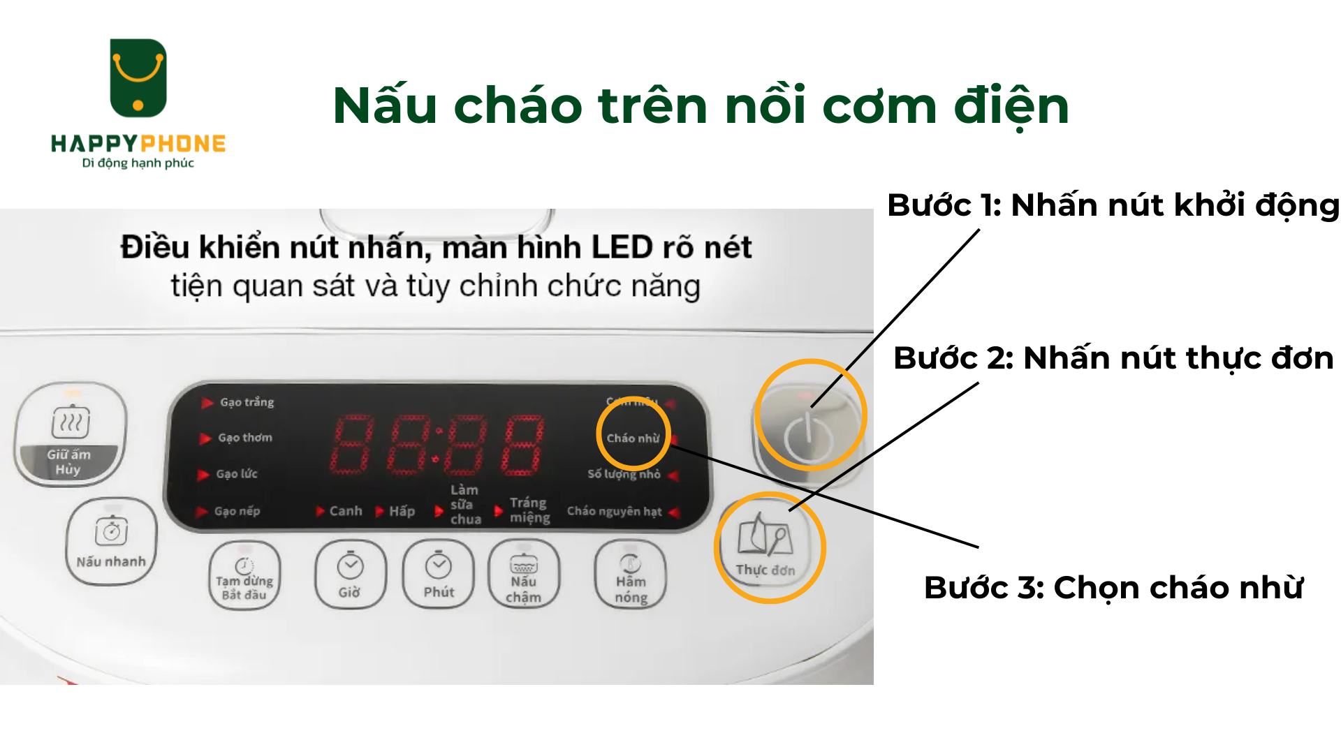 Hướng dẫn làm cháo đậu xanh trên nồi cơm điện