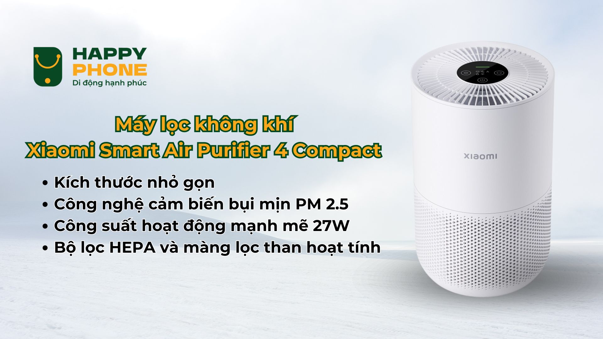 Máy lọc không khí Xiaomi Smart Air Purifier 4 Compact