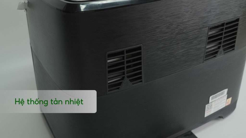 Nồi Chiên Không Dầu Tefal EY905D10 8.3L Đen Kim Loại Hệ thống tản nhiệt