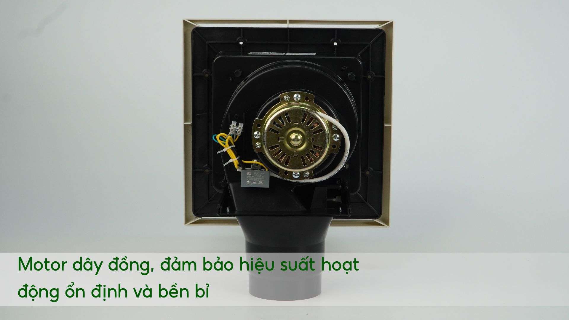 Quạt Hút Asiavina V04001-SV0 45W Sữa Motor dây đồng, đảm bảo hiệu suất hoạt động ổn định và bền bỉ