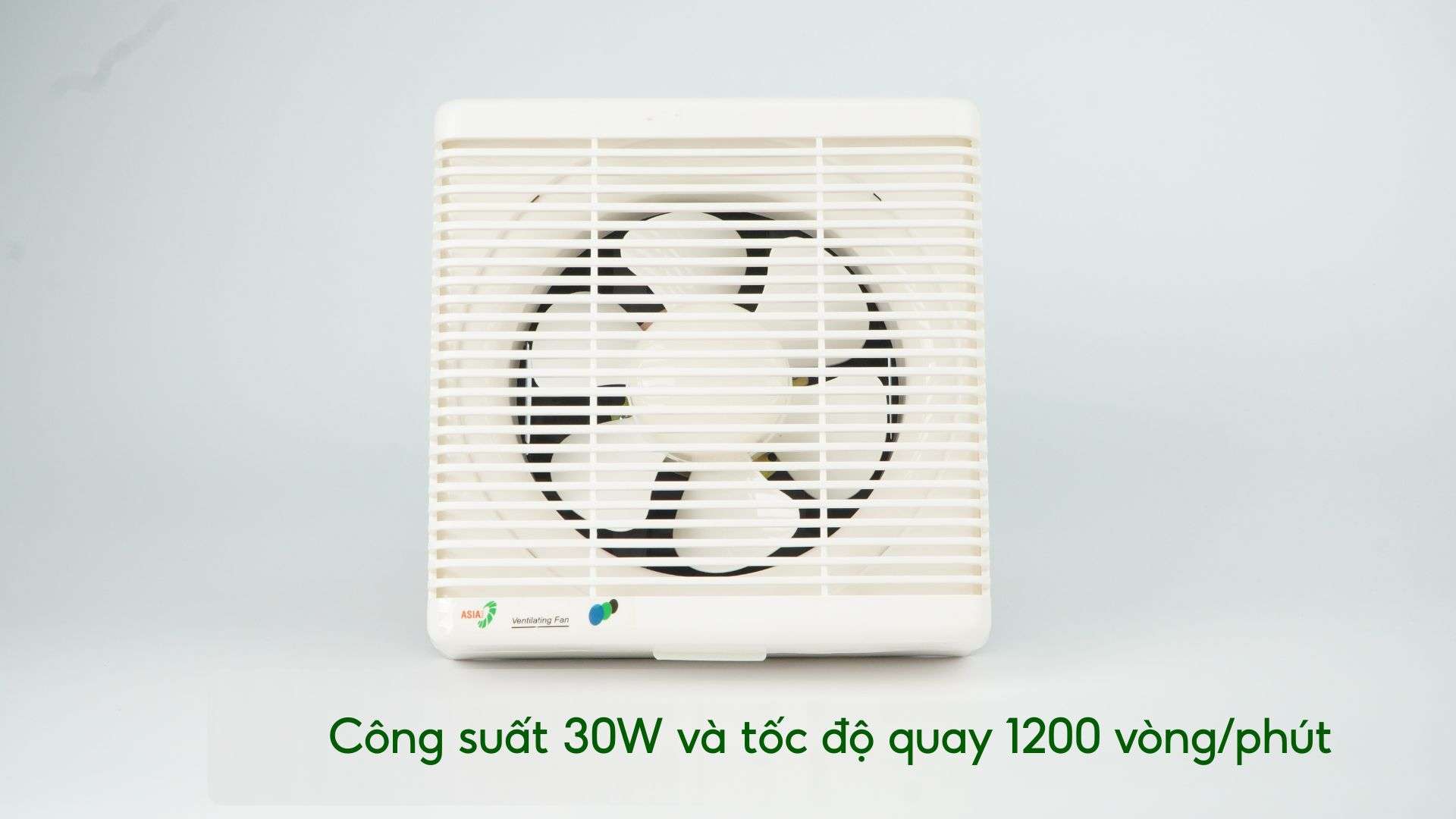 Quạt Thông Gió Asiavina H08001-SV0 30W Công suất 30W và tốc độ quay 1200 vòng_phút
