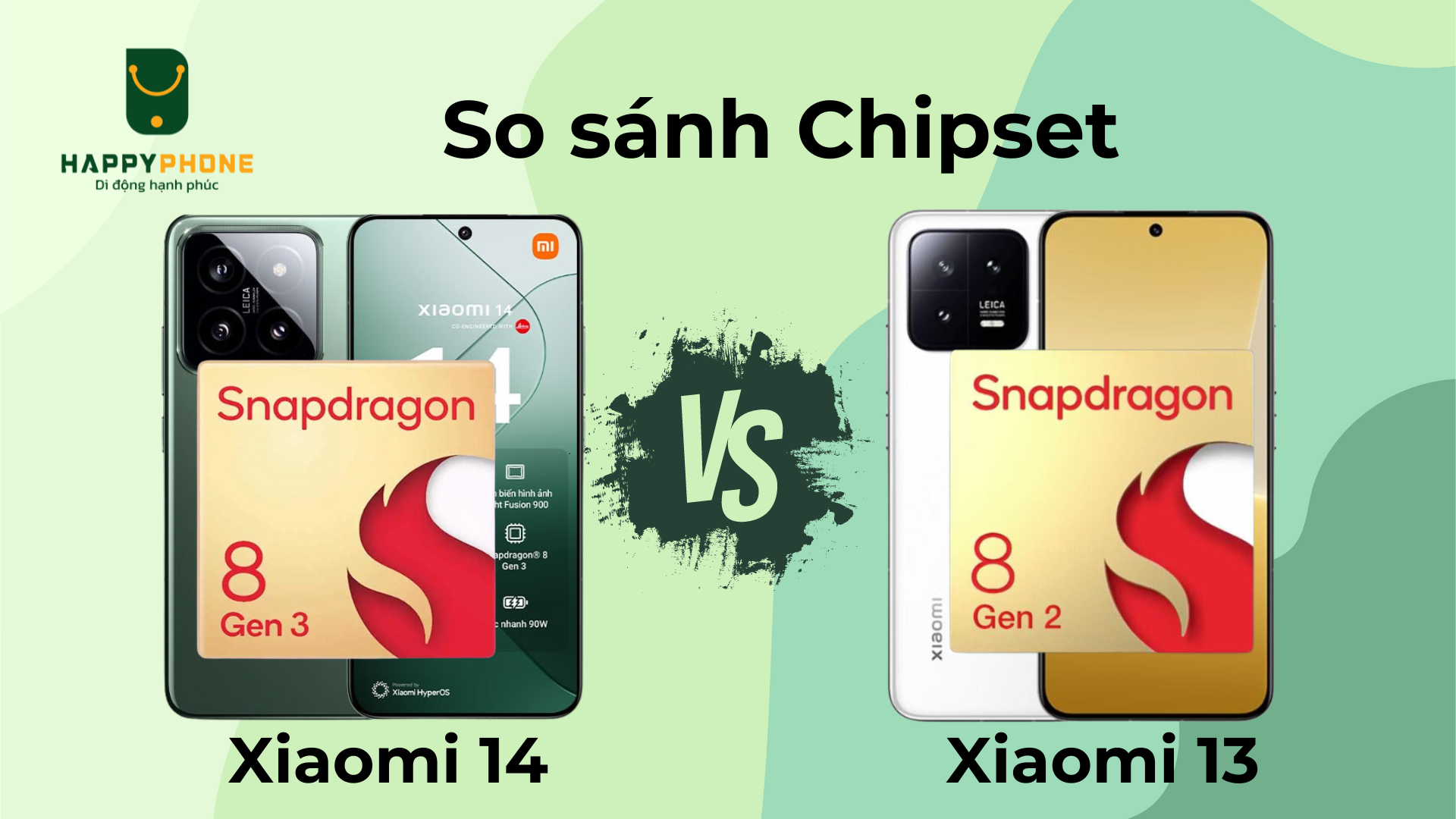 So sánh Chipset Xiaomi 14 và Xiaomi 13