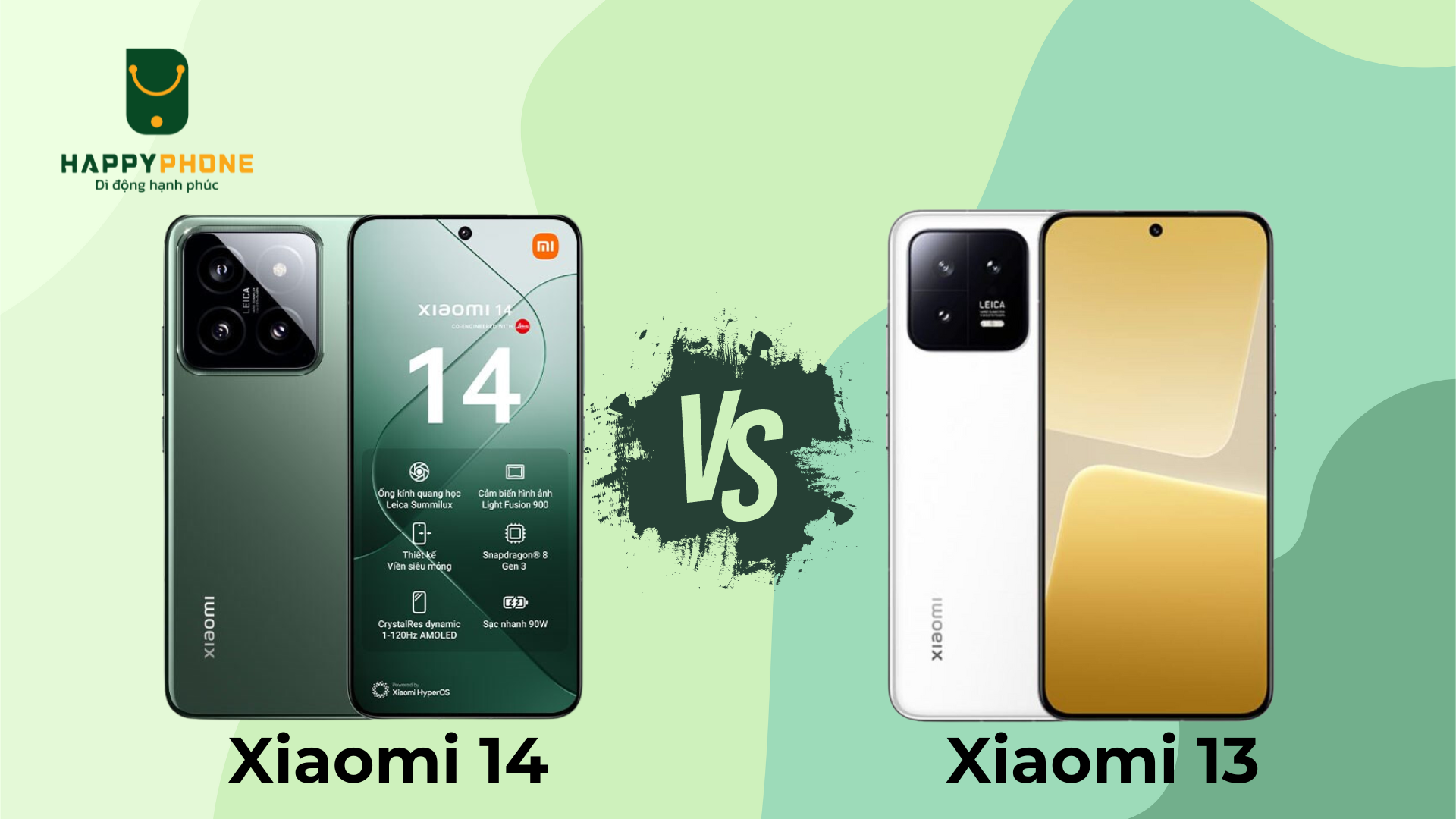 So sánh Xiaomi 14 và Xiaomi 13