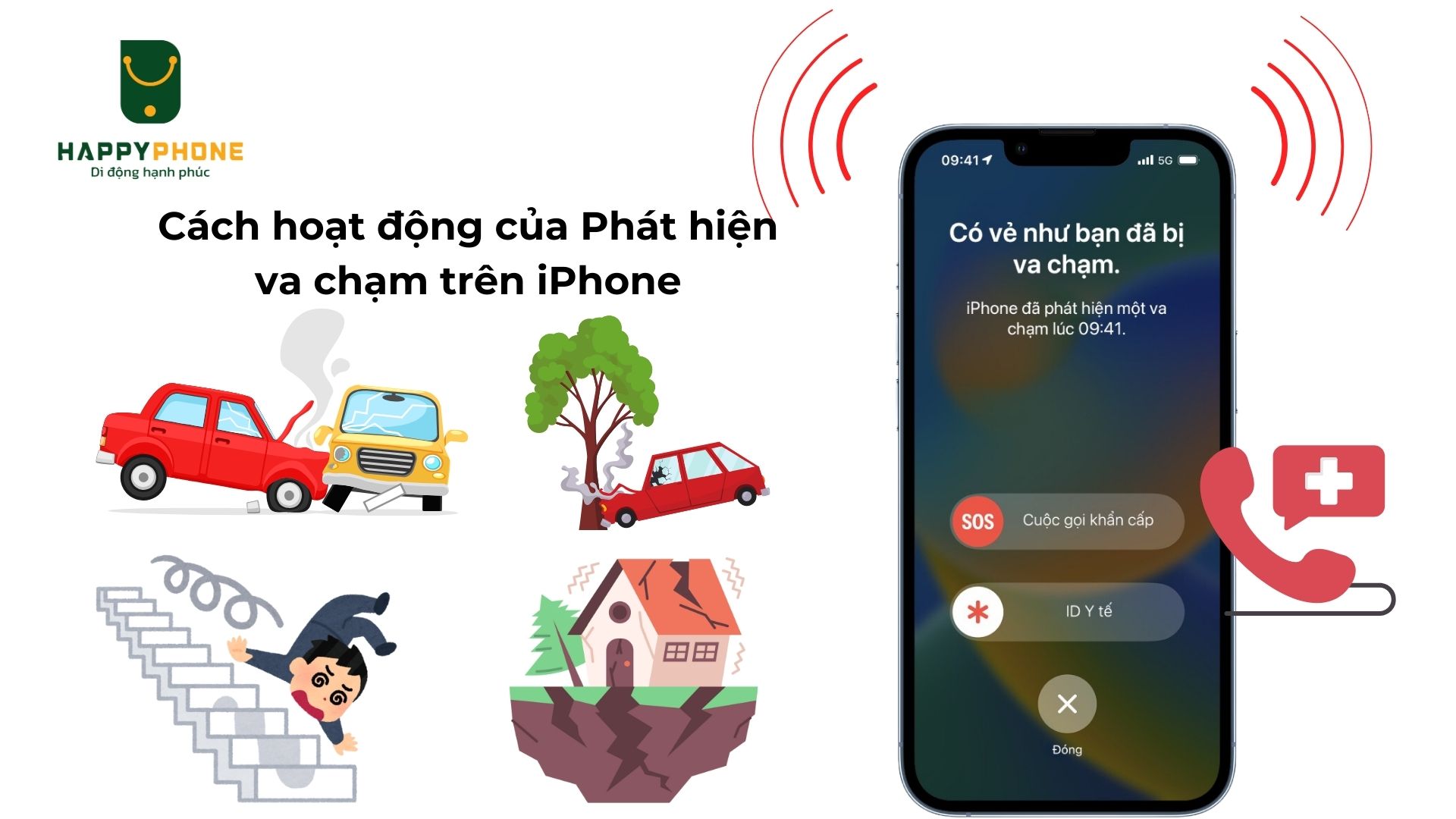 Cách hoạt động của Phát hiện va chạm trên iPhone