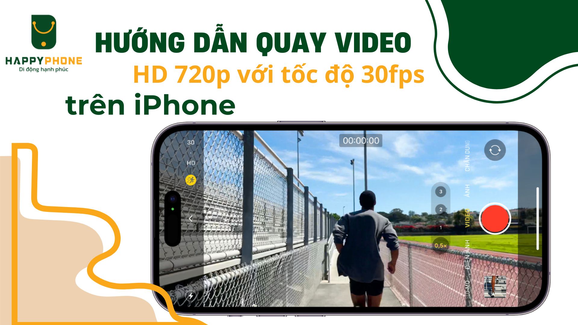 Cách quay video HD 720p ở tốc độ 30 fps trên iPhoneCách quay video HD 720p ở tốc độ 30 fps trên iPhone