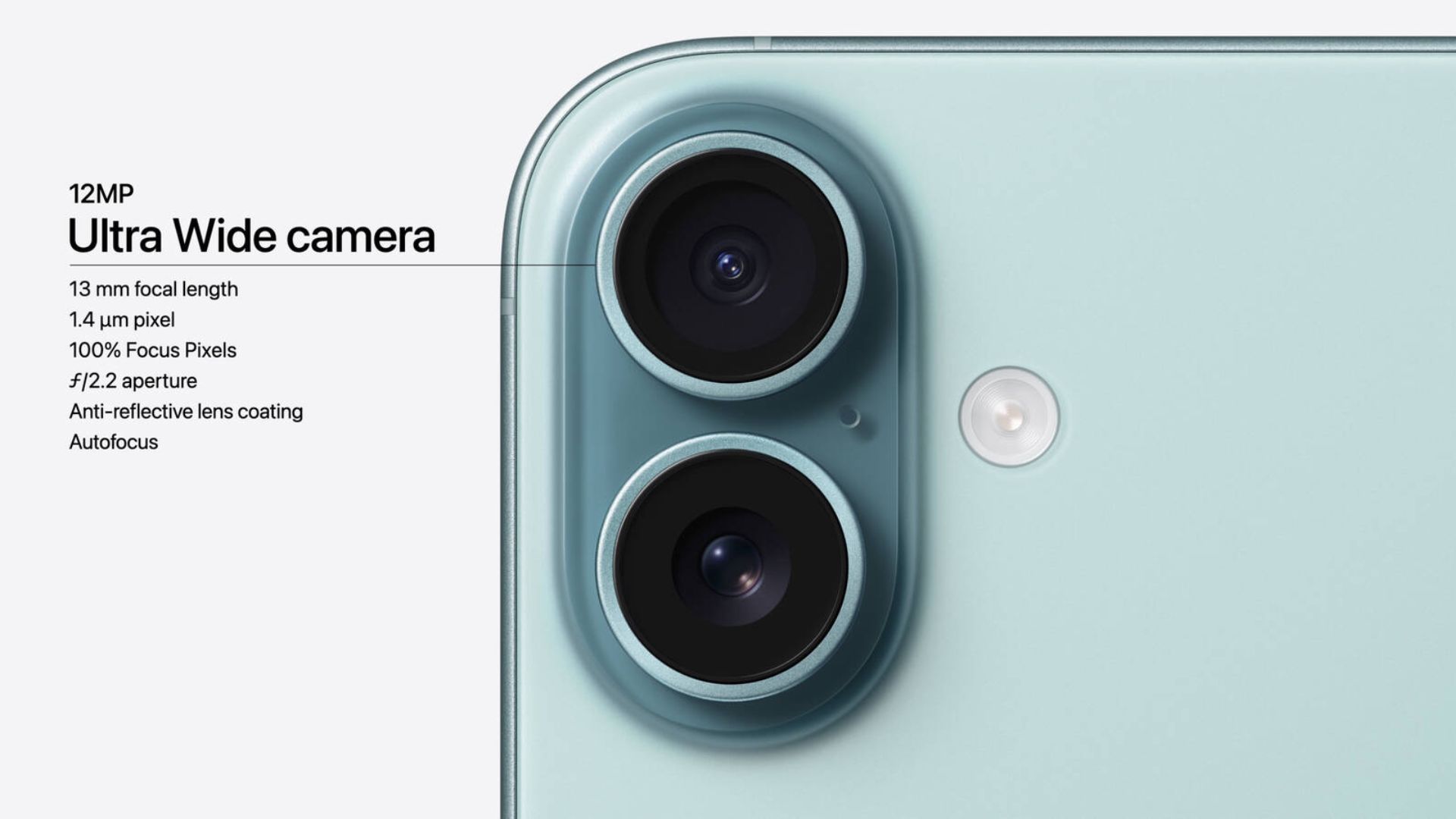 Camera góc rộng iPhone 16