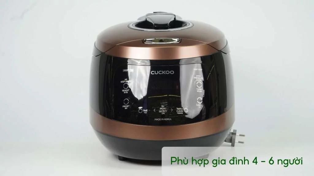 Nồi Cơm Áp Suất Cao Tầng Cuckoo (CRP-HWF1000F_ Phù hợp gia đình 4 – 6 người