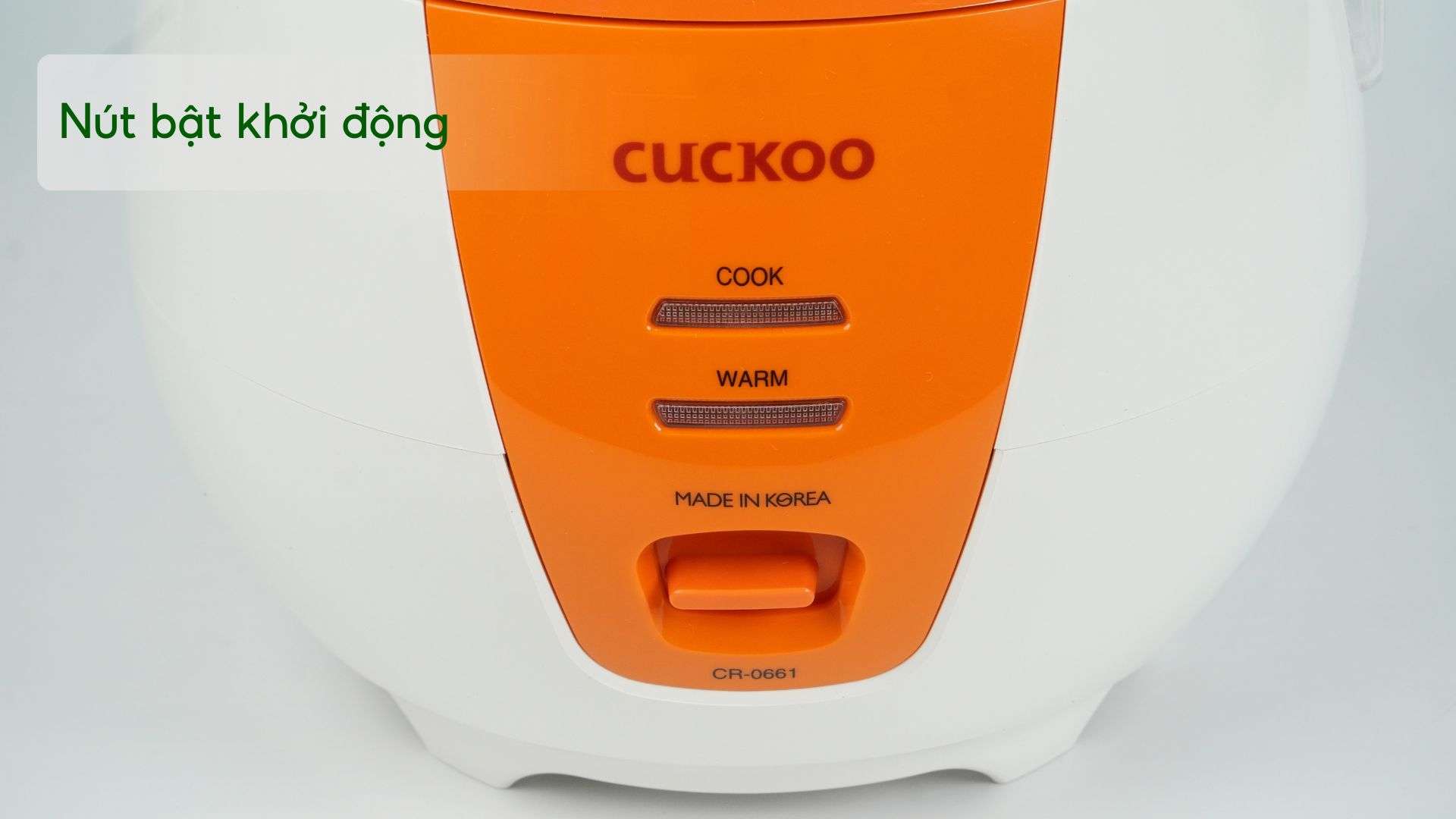 Nồi Cơm Điện Áp Suất CUCKOO CR0661 Nút bật khởi động