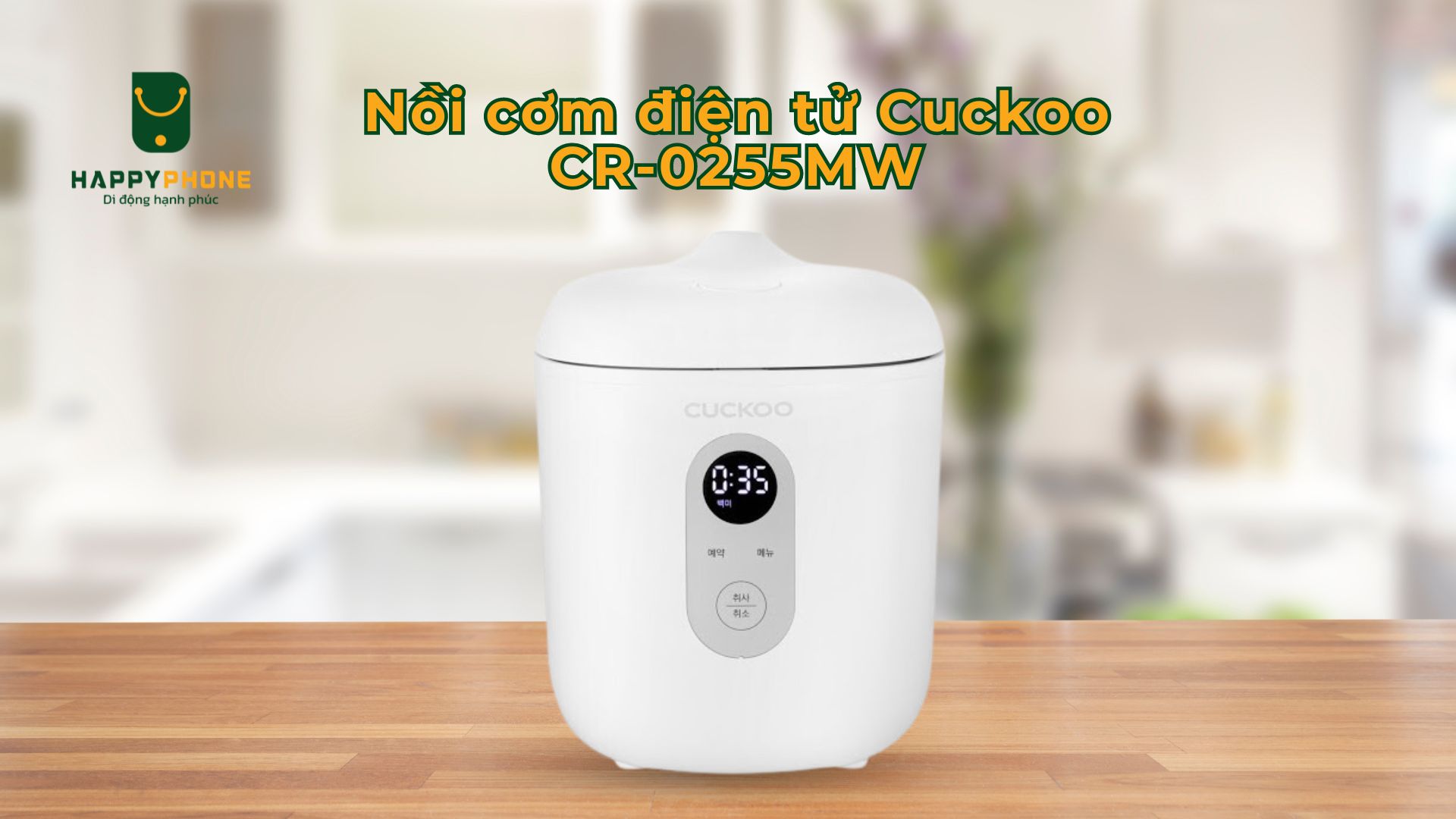 Nồi cơm điện tử Cuckoo CR-0255MW