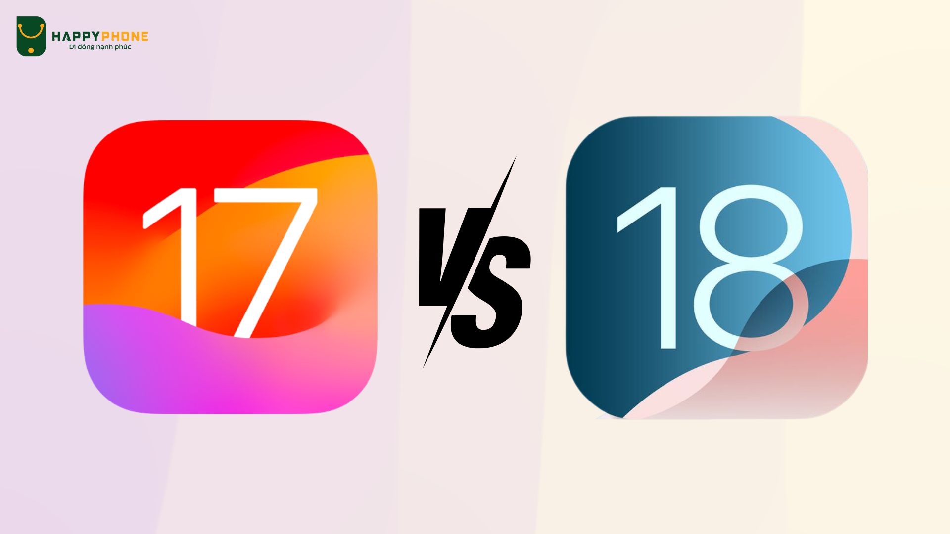 So sánh giao diện iOS 18 vs iOS 18