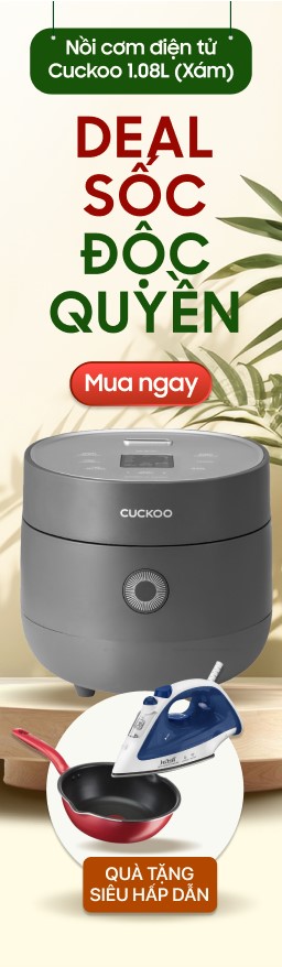 Banner dọc - Chương trình quà tặng Nồi cơm Cuckoo 0675F