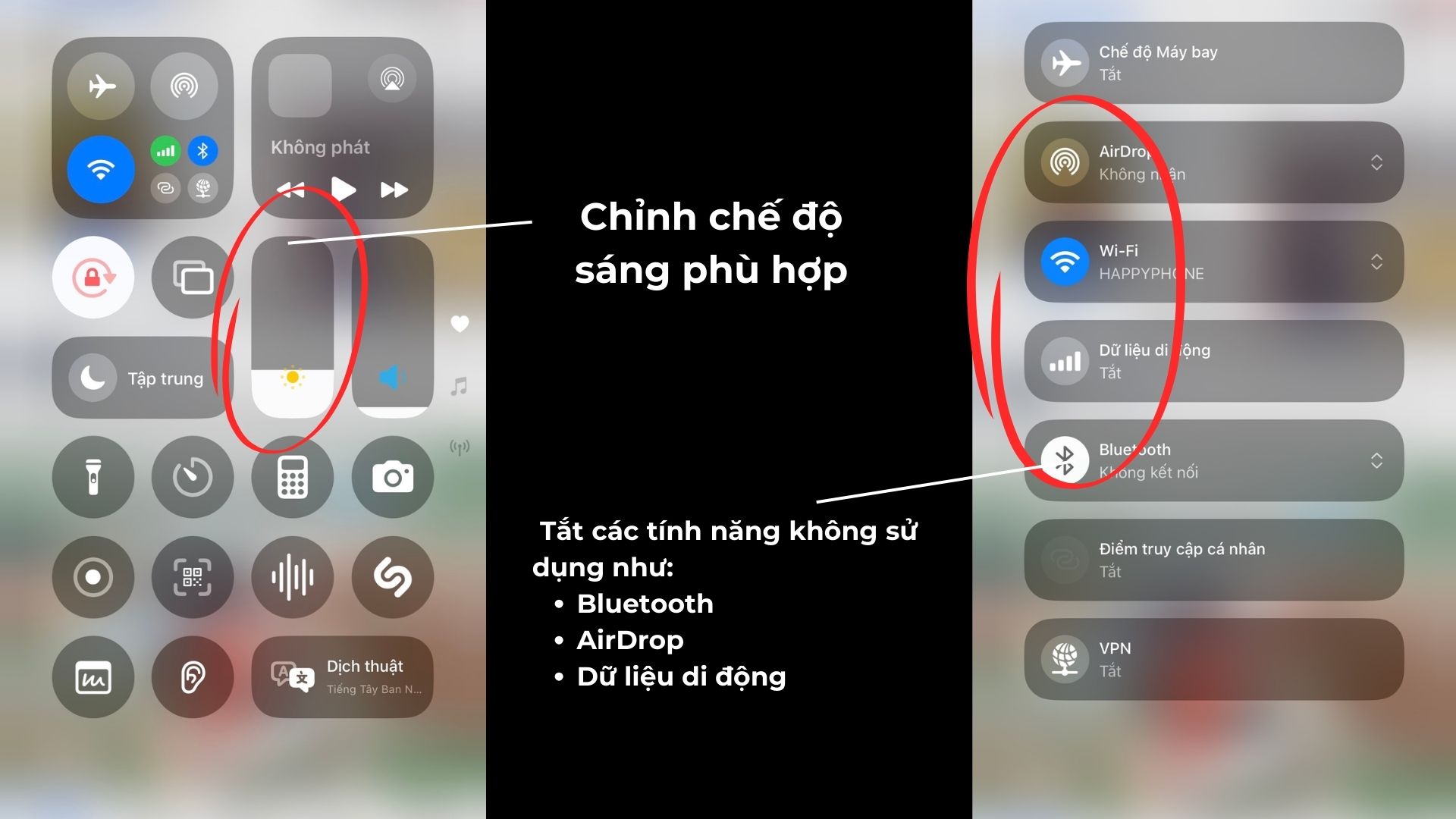 Cách giảm nóng máy và hao pin trên iOS 18.1