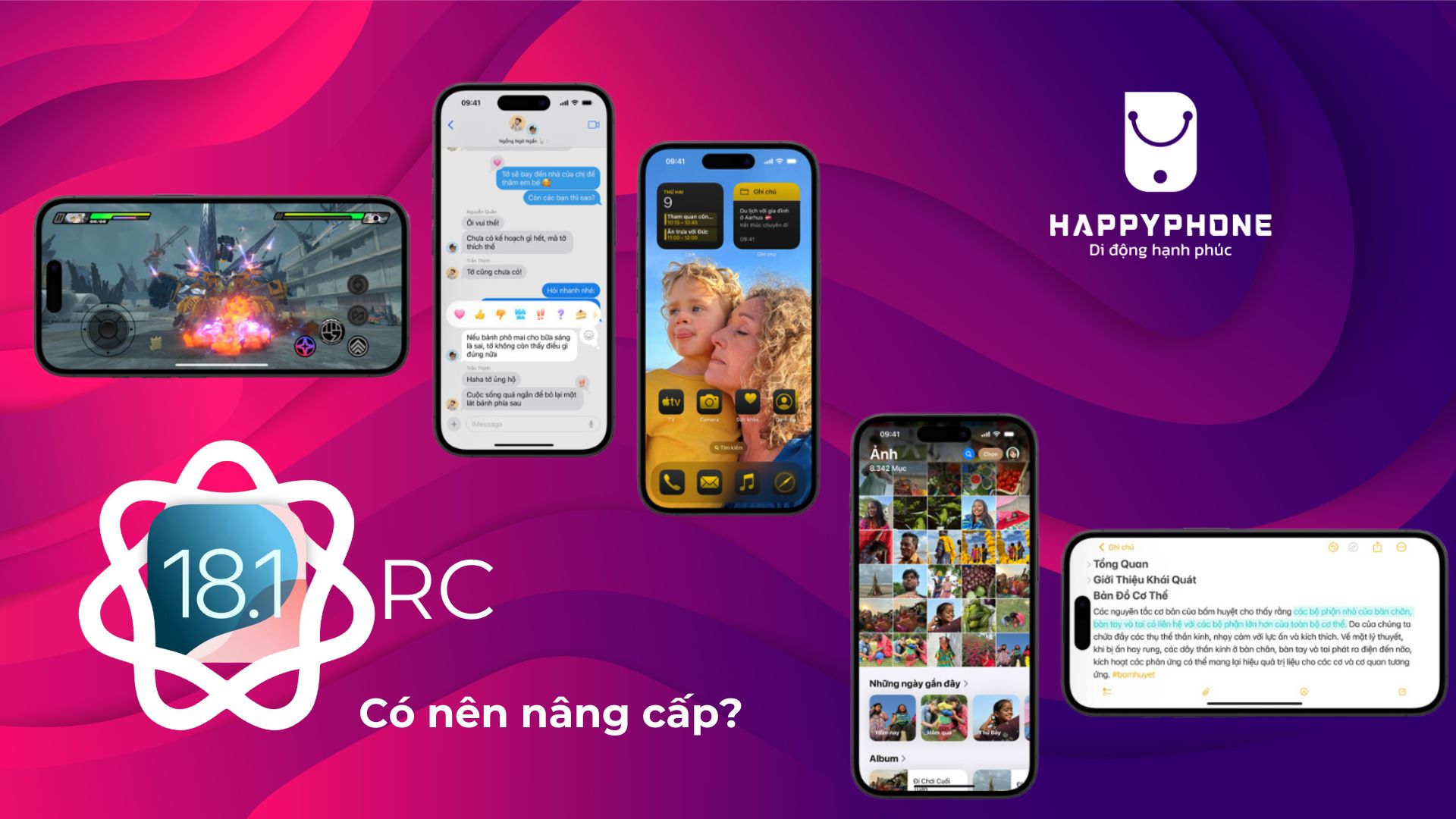 Có nên nâng cấp lên iOS 18.1 RC không