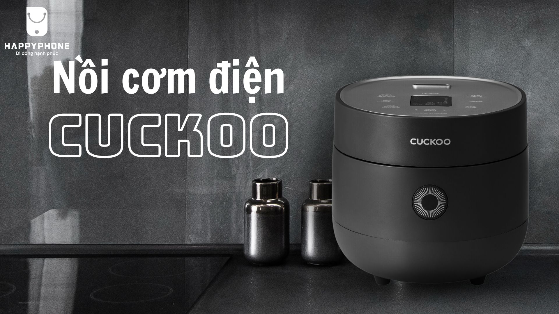 Nồi cơm Cuckoo màu xám