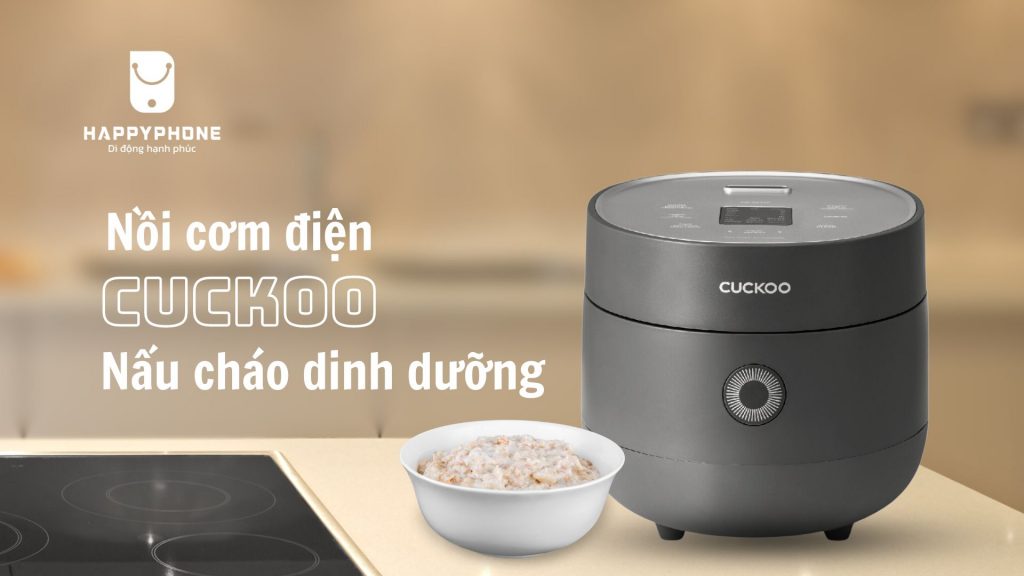 Nồi cơm điện tử Cuckoo giá rẻ nấu cháo cho bé