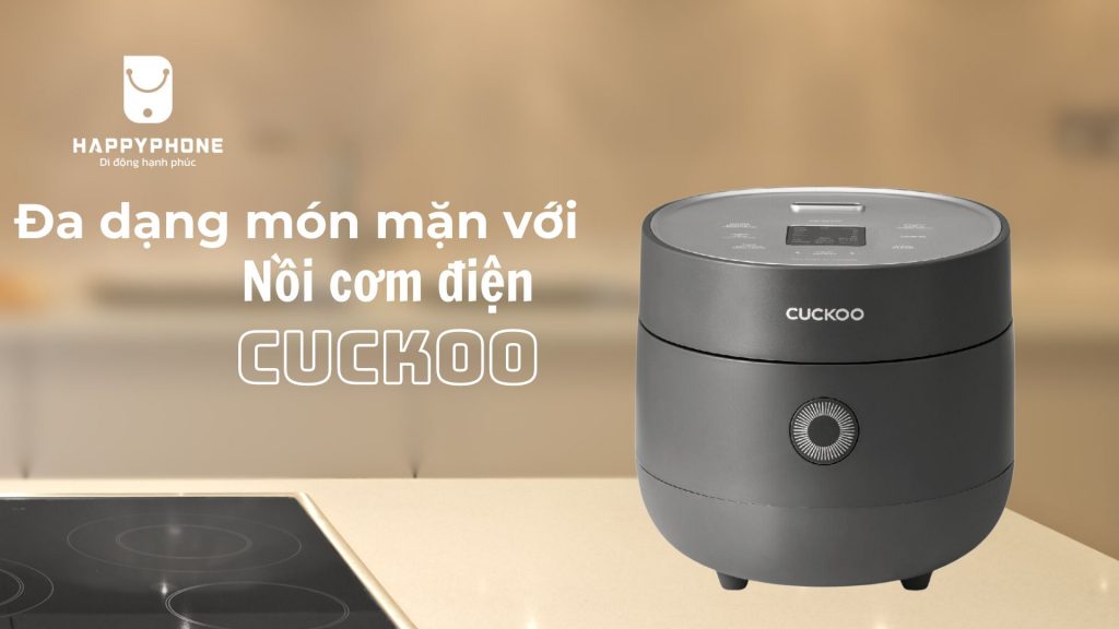 Nồi cơm điện tử Cuckoo giá rẻ nấu đa dạng món mặn