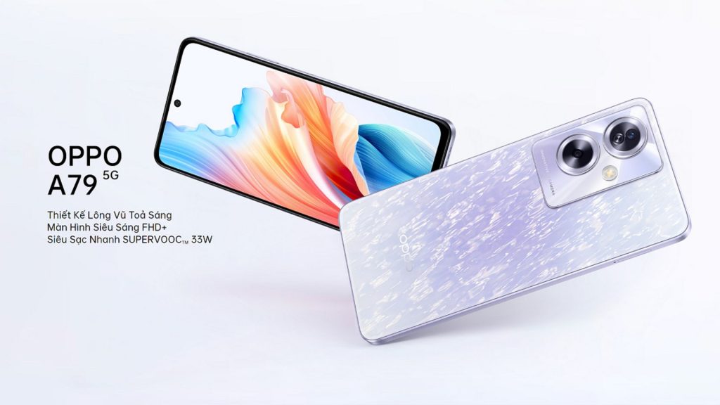 Oppo A79 5G sở hữu màn hình FHD+ siêu sáng