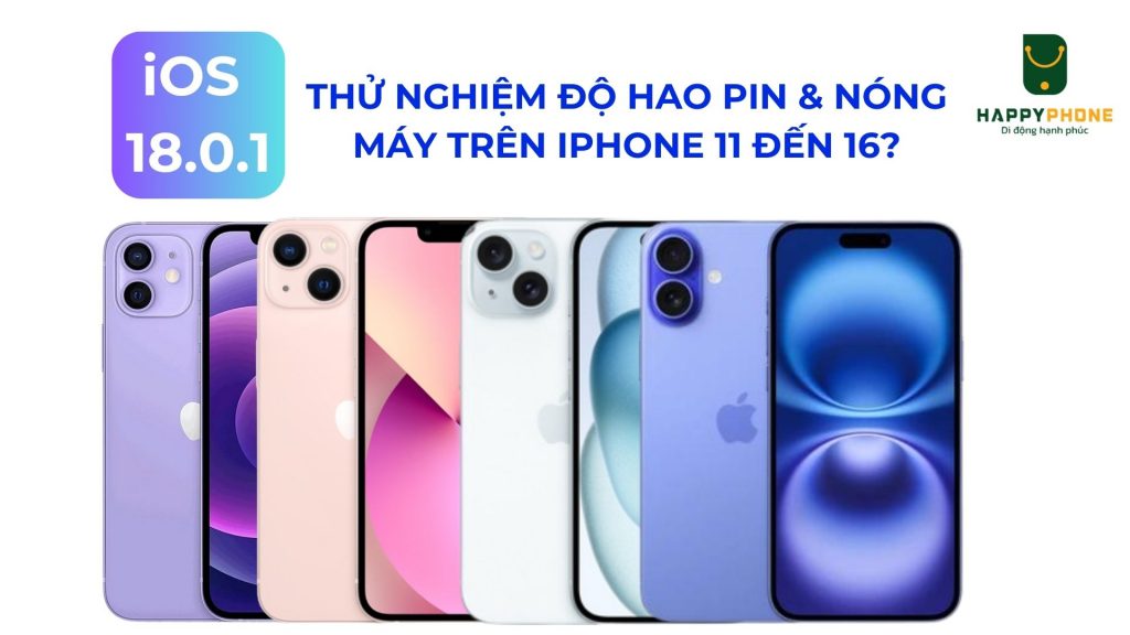 iOS 18.0.1 có thật sự hao pin và nonvgs máy không