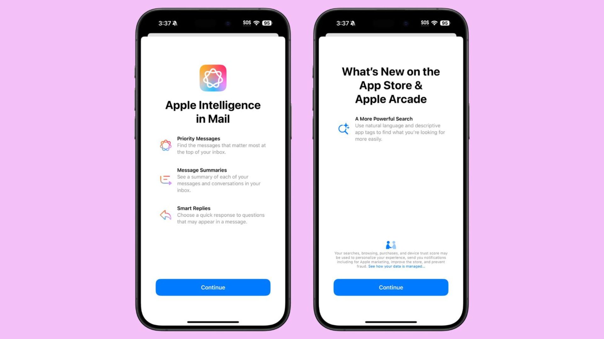 iOS 18.1 Beta 6 Màn hình giới thiệu Apple Intelligence