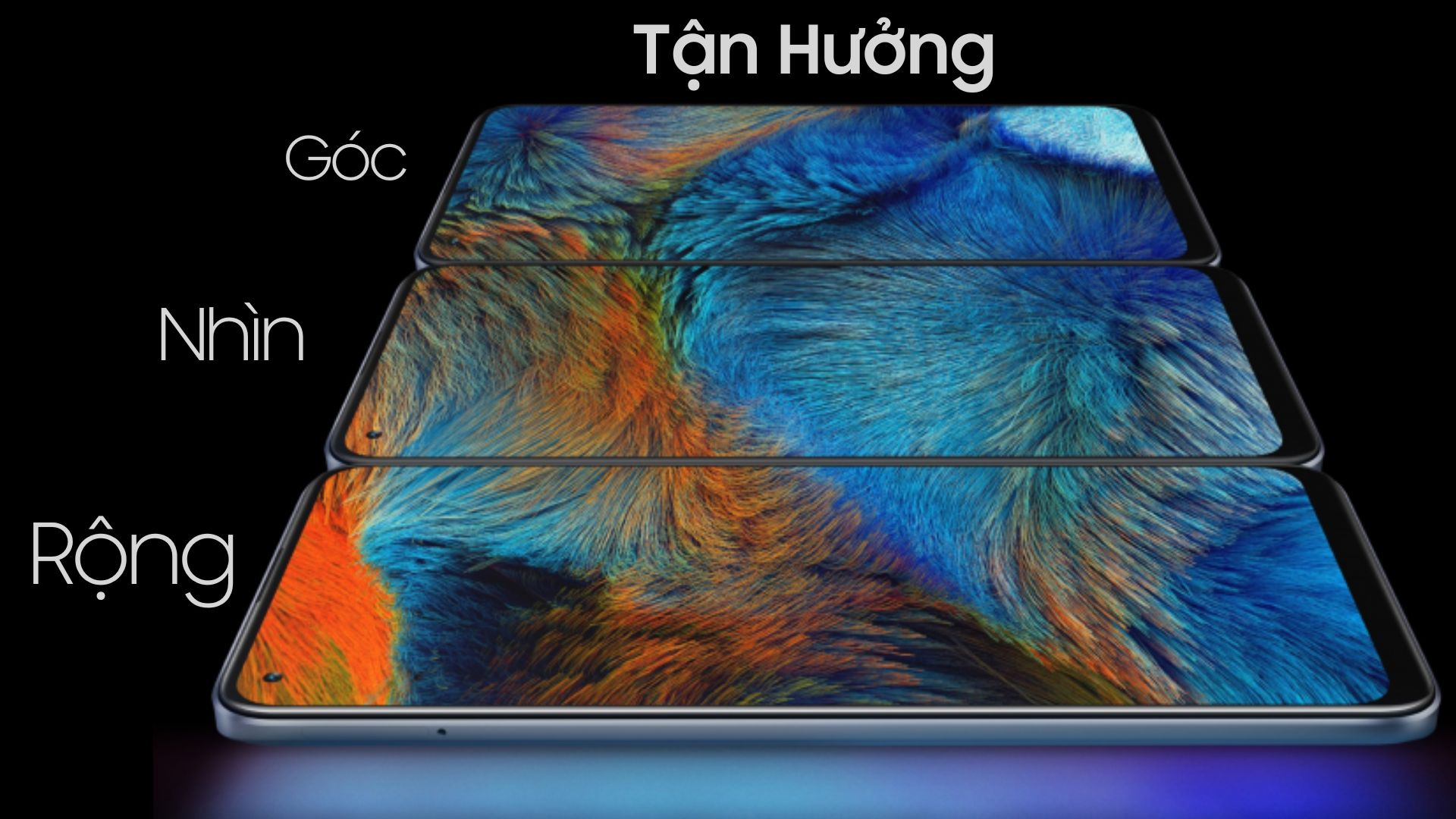 AMOLED FHD+ cung cấp góc nhìn rộng và độ phản hồi nhanh, giảm hiện tượng mờ nhòe