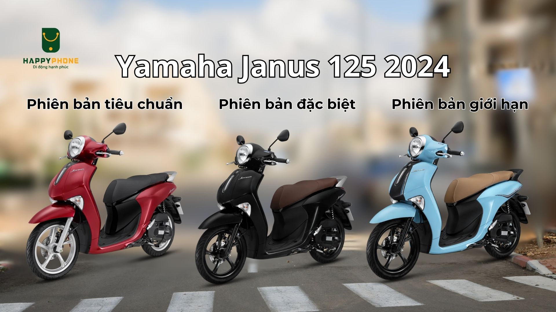 Các phiên bản Yamaha Janus 125 2024